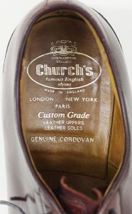 Church's　Shannon cordovan shoes　2